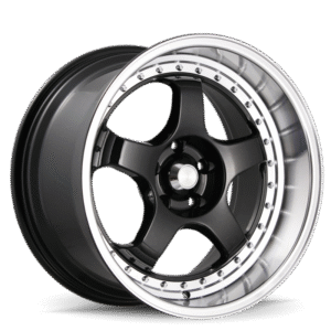 Konig SSM 18x8 5x114.3 ET45 Gloss Black w/ Machined Lip