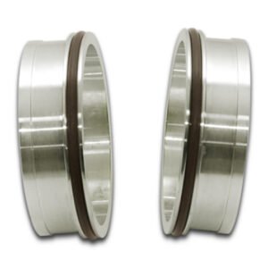 Vibrant Stainless Steel Weld Fitting w/ O-Rings for 5in OD Tubing
