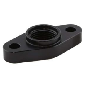 Turbosmart Billet Turbo Drain Adapter w/ Silicon O-Ring 52mm Mounting Holes - T3/T4 Style Fit