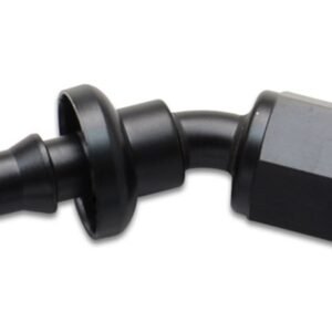 Vibrant Push-On 30 Degree Hose End Elbow FittingSize -12AN