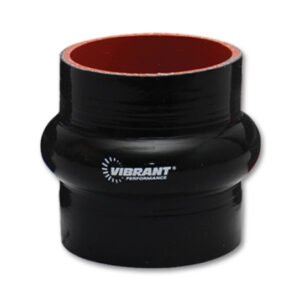 Vibrant Silicone Hump Hose Coupler 2.375in ID x 3.00in Long - Black