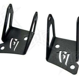 Rigid Industries Jeep JK - A-Pillar Mount Kit - Mounts set of Dually/D2