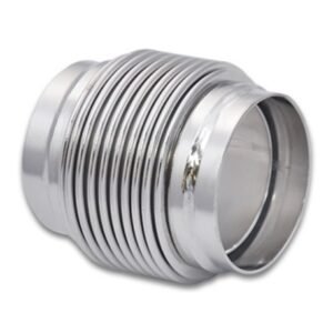 Vibrant SS Bellow Assembly w/ Solid Liner 2.25in inlet/outlet ID x 3in overall L Electro Polished