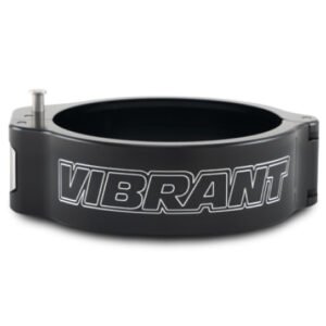 Vibrant 3in O.D. Aluminized HD 2.0 Clamp - Anodized Black (Clamp Only)