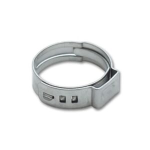 Vibrant One Ear Stepless Pinch Clamps 17.8-21.0mm clamping range (Pack of 10) SS 7mm band width