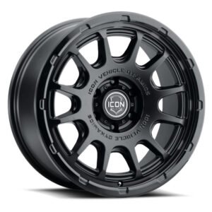 ICON Alloys Rancho 20x9 / 5x5 / -12mm / 4.5in BS DBL Black Wheel