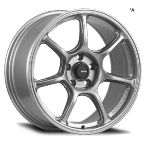 Konig Ultragram 18x9.5B 5x100 ET36 Titanium Metallic Knurled Bead