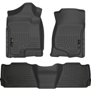 Husky Liners 07-13 GM Escalade/Suburban/Yukon WeatherBeater Black Front & 2nd Seat Floor Liners