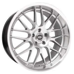 Enkei Lusso 18x7.5 42mm Offset 5x1114.3 Bolt Pattern 72.6 Bore Hyper Silver Wheel