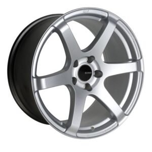 Enkei T6S 18x8 45mm Offset 5x114.3 Bolt Pattern 72.6 Bore Matte Silver Wheel