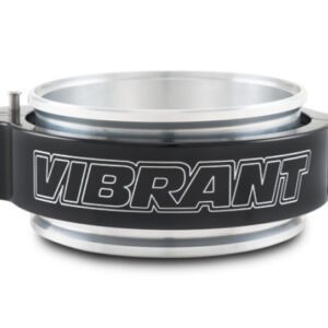 Vibrant 4in O.D. Aluminized HD 2.0 Clamp Assembly - Anodized Black