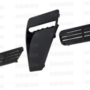 Seibon 08-09 Mitsubishi Evo X Carbon Fiber Hood Scoop - Only Fits OEM Hoods (Not Seibon Hoods)