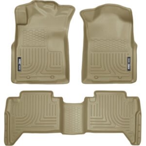 Husky Liners 05-13 Toyota Tacoma WeatherBeater Combo Tan Floor Liners