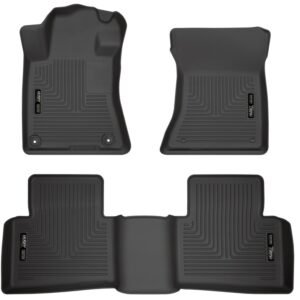 Husky Liners 19-23 Nissan Altima WeatherBeater Black Front & Second Seat Floor Liner