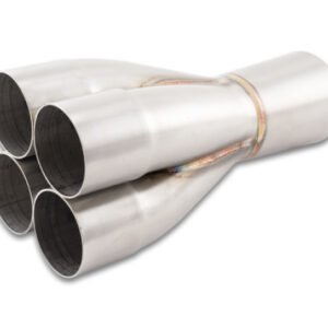 Vibrant 4-1 SS Merge Collector (2.375in Inlet ID 3.00in Merge OD 3.50in Outlet OD) Single Unit