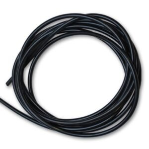 Vibrant 3/4 (19mm) I.D. x 10 ft. of Silicon Vacuum Hose - Black