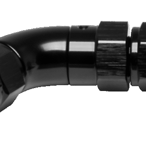 Vibrant -3AN 45 Degree High Flow Hose End Fitting for PTFE Lined Flex Hose - Aluminum
