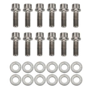 Wilwood Bolt Kit - Hat/Rotor 1/4-28x.75 12 Pt Stainless