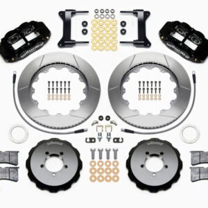 Wilwood Narrow Superlite 6R Front Hat Kit 14.00in 1999-2012 Subaru WRX w/Lines