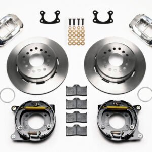 Wilwood Forged Dynalite P/S Park Brake Kit Polish Small Ford 2.50in Offset