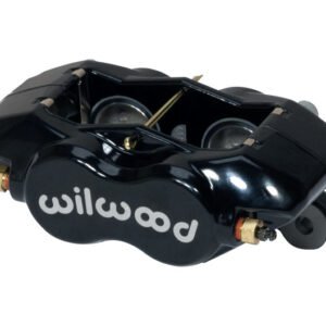 Wilwood Caliper-Forged Dynalite w/Dust Seal-Black 1.38in Pistons .81in Disc