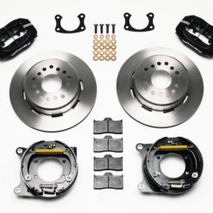Wilwood Forged Dynalite P/S Park Brake Kit New Big Ford 2.50in offset Staggered Shock