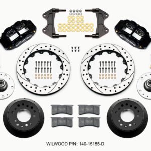 Wilwood Narrow Superlite 6R Front Hub Kit 12.88in Drilled WWE ProSpindle (5x4.75in 5x5.00in Hub)