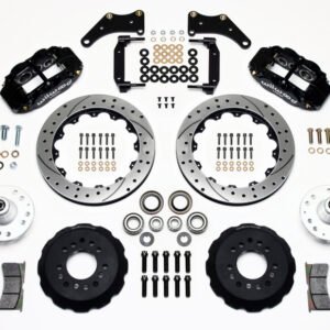Wilwood Narrow Superlite 6R Front Hub Kit 12.88in Drilled Large GM 57-70 Drop Spindle