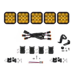 Diode Dynamics SS5 Sport Universal CrossLink 5-Pod Lightbar - Yellow Driving