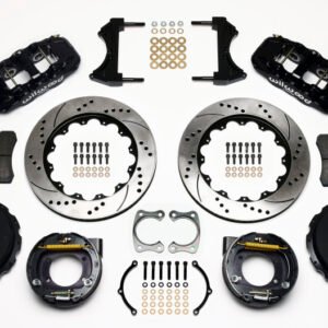 Wilwood AERO4 Rear P-Brake Kit 14.00in Drilled Big Ford New Style 2.36in Offset