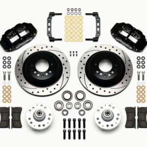 Wilwood Narrow Superlite 6R Front Hub & 1PC Rtr Kit 12.88in Drilled 74-80 Pinto Disc Spindle only