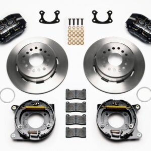 Wilwood Dynapro Dust-Boot P/S Park Brake Kit Small Ford 2.50in Offset