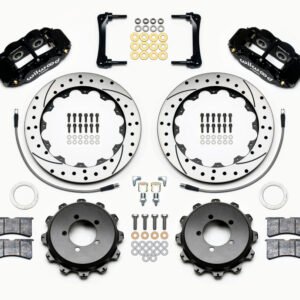 Wilwood Narrow Superlite 4R Rear Kit 12.88in Drilled 2012-Up Toyota / Scion FRS w/Lines
