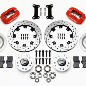 Wilwood Forged Dynalite Front Kit 12.19in Drilled Red 82-92 Camaro//Firebird