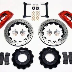 Wilwood TC6R Front Kit 16.00in Drilled Red 1999-2010 GM H2 Truck/SUV 2500