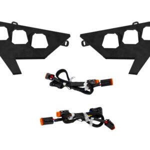 Diode Dynamics 20-Present Polaris RZR Headlight Wiring Harnesses and Brackets Only (Pair)