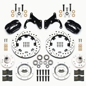 Wilwood Forged Dynalite Front Kit 12.19in Drilled 69-70 Impala Drum/Disc 69-82 Vette