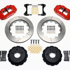 Wilwood Narrow Superlite 4R Rear Kit 14.00in Red 65-82 Corvette C2/C3