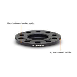 Mishimoto Wheel Spacers - 5x112 - 66.5 - 12 - M14 - Black