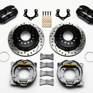 Wilwood Dynapro Low-Profile 11.00in P-Brake Kit Drilled Mopar/Dana 2.36in Off w/Snap Ring Bearing