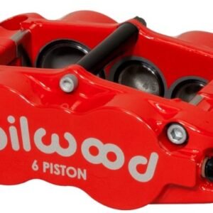 Wilwood Caliper-Forged Narrow Superlite 6R-L/H 1.75/1.25in/1.25in Pistons 1.25in Rotor - Red