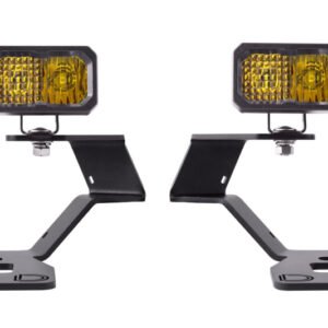 Diode Dynamics 2021 Ford Bronco Stage Series 2in LED Ditch Light Kit - Sport Yellow Pro Combo