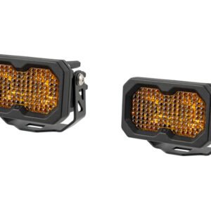 Diode Dynamics C2 2.0 Max Yellow Flood Standard ABL (Pair)