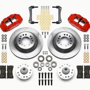 Wilwood Narrow Superlite 6R Front Hub & 1PC Rtr Kit 12.88in-Red 70-78 Camaro