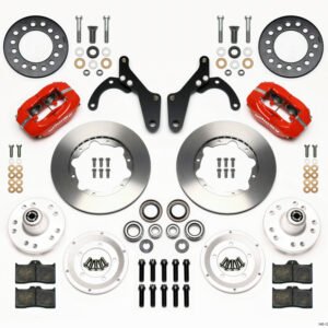 Wilwood Forged Dynalite Front Kit 11.00in Red 59-64 Chevy Impala / 63-64 Corvette