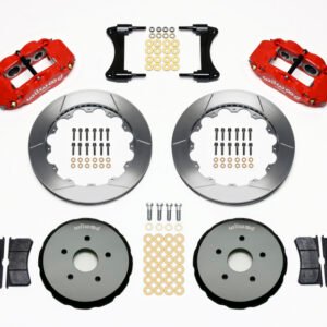 Wilwood Narrow Superlite 6R Front Hat Kit 12.88in Red 2008 Toyota Matrix