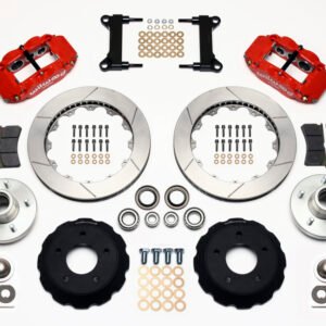 Wilwood Narrow Superlite 6R Front Hub Kit 13.06in Red Chevy C-10 60-87 CPP Drop Spindle
