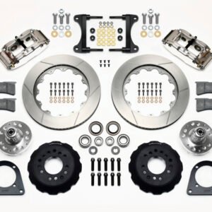 Wilwood Narrow Superlite 6R Front Hub Kit 14.00in Polished TCI-IFS 71-78 (Pinto Based)