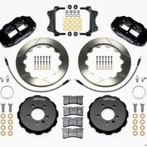 Wilwood Narrow Superlite 6R Front Hat Kit 12.88in 06-12 Volkswagen GTI w/ Lines