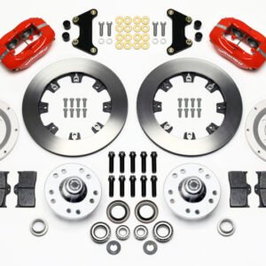 Wilwood Forged Dynalite Front Kit 12.19in Red 49-54 Chevy/53-62 Corvette (*Line Kit Needed*)